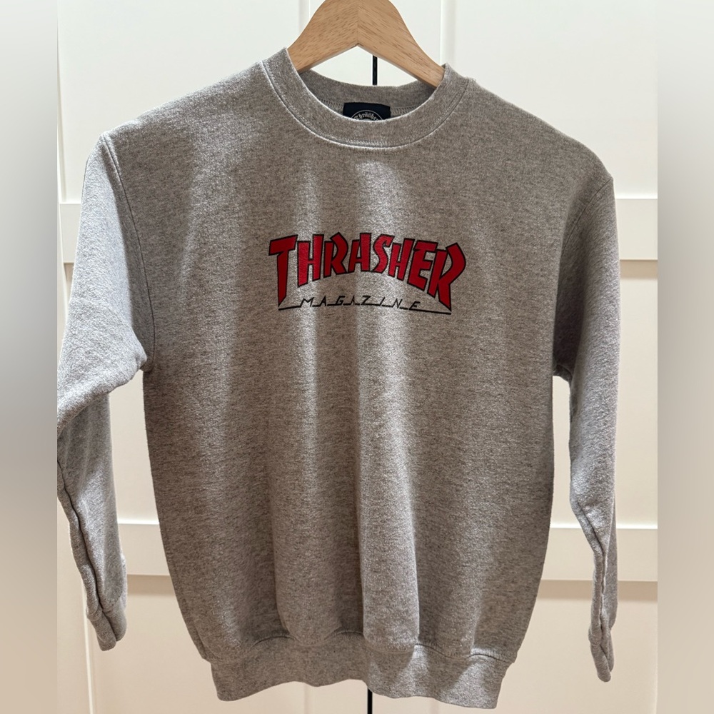 Thrasher Gray Kids Sweater
